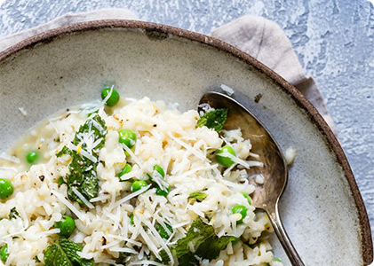 Pea & Mint Risotto